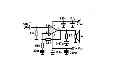 TDA2051V I circuito eletronico